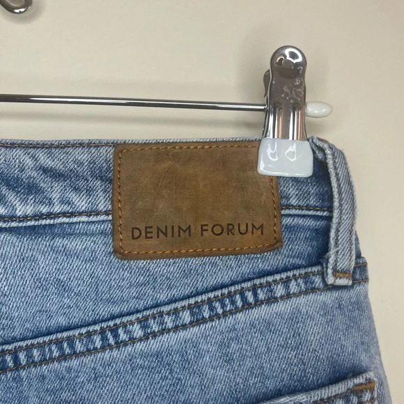 ARITZIA DENIM FORUM Arlo High Rise Straight Leg Distressed Jeans - Picture 15 of 15